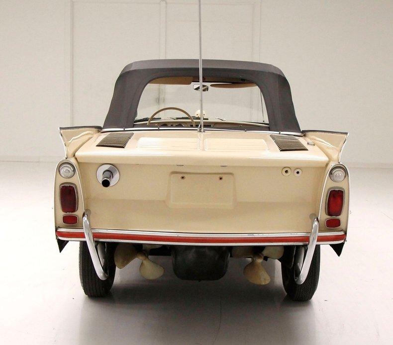 1964 Amphicar Model 770 Beach Sand White/Triumph Herald 70ci Engine