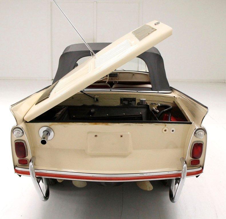 1964 Amphicar Model 770 Beach Sand White/Triumph Herald 70ci Engine