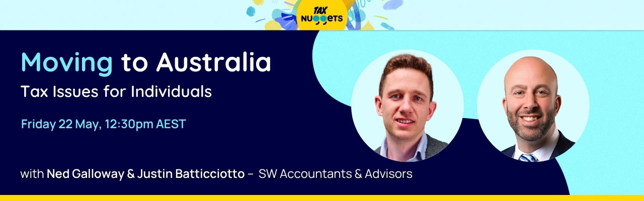 Moving to Australia: Tax Issues for Individuals