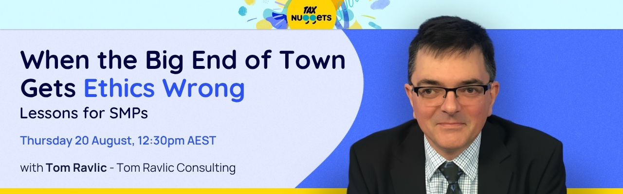 When the Big End of Town Gets Ethics Wrong: Lessons for SMPs