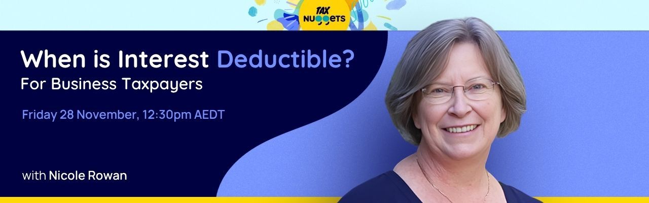 When is Interest Deductible? For Business Taxpayers 