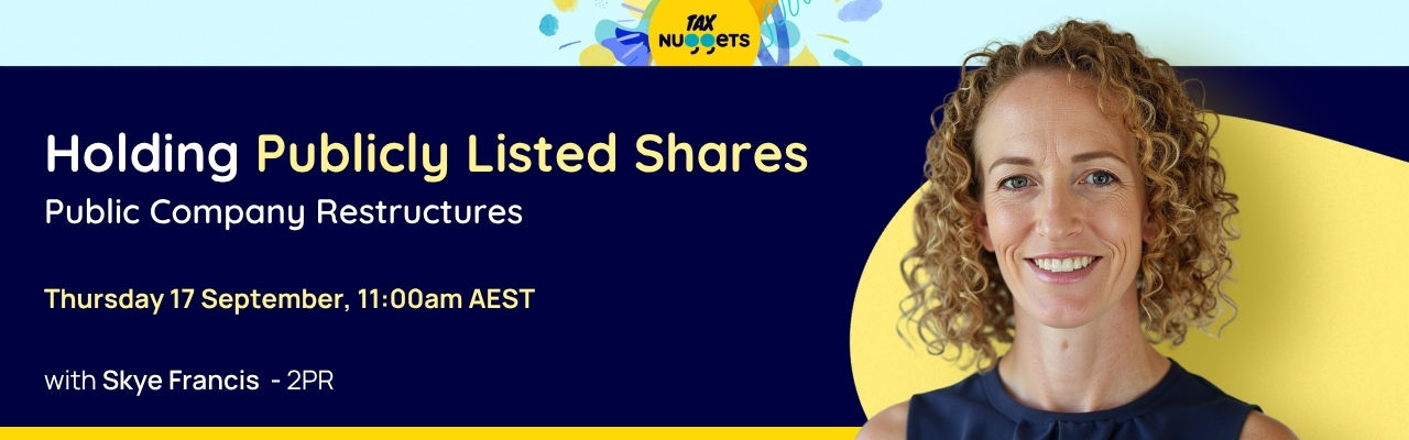 Holding Publicly Listed Shares: Public Company Restructures