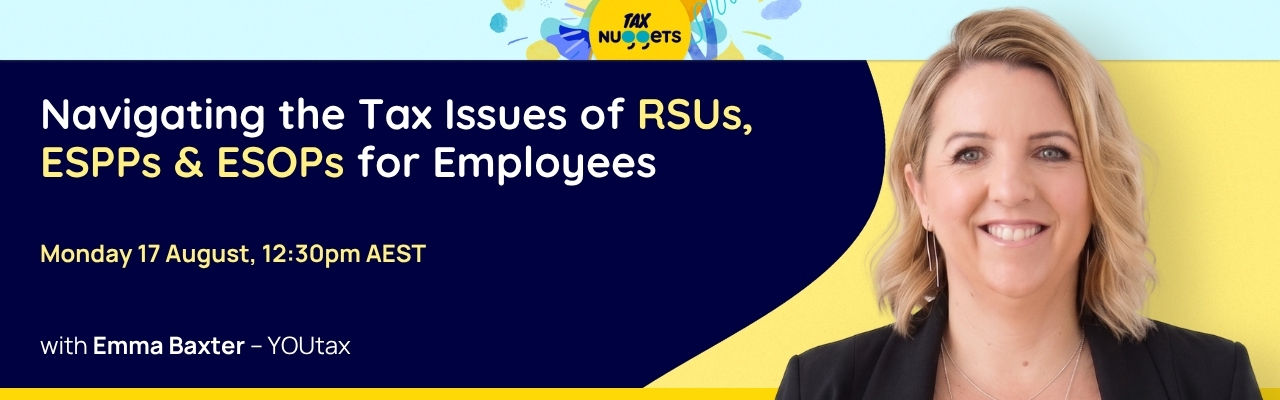 Navigating the Tax Issues of RSUs, ESPPs & ESOPs for Employees
