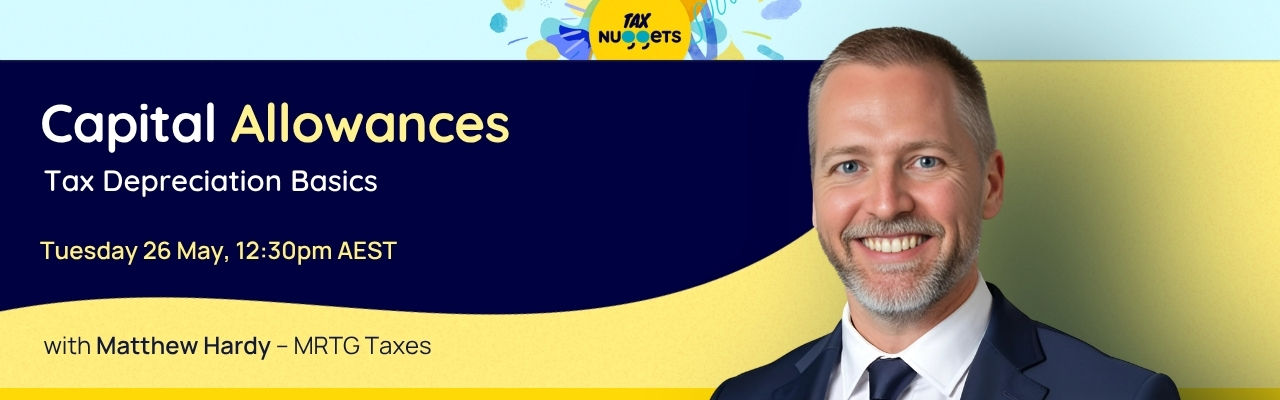 Capital Allowances: Tax Depreciation Basics