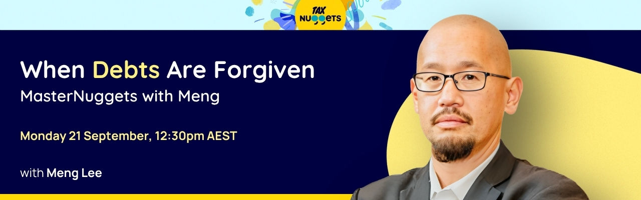 MasterNuggets with Meng: When Debts Are Forgiven