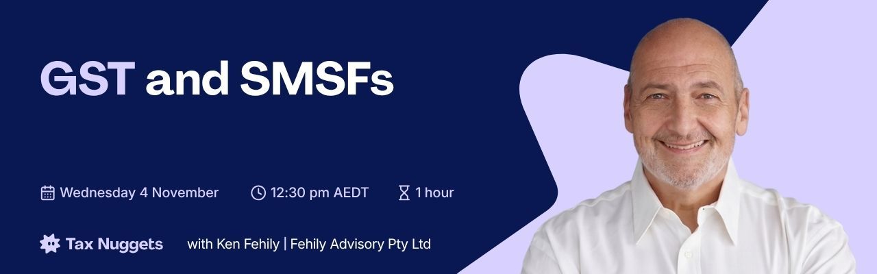 GST and SMSFs
