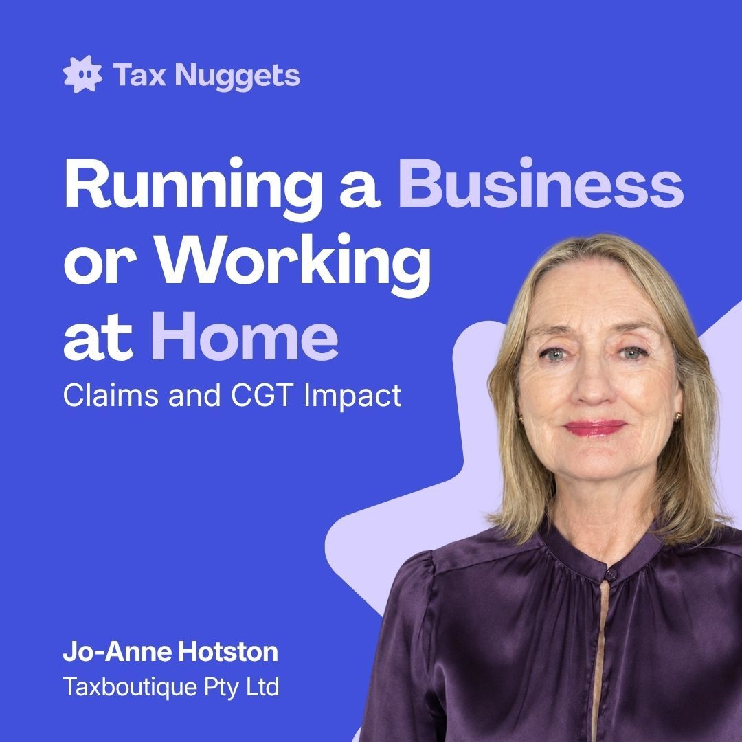 Running a Business or Working at Home: Claims and CGT Impact