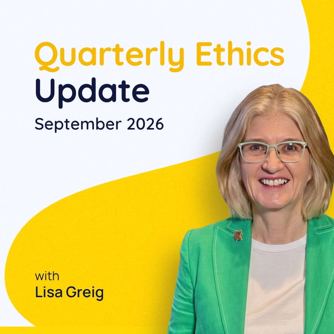 Quarterly Ethics Update - September 2026