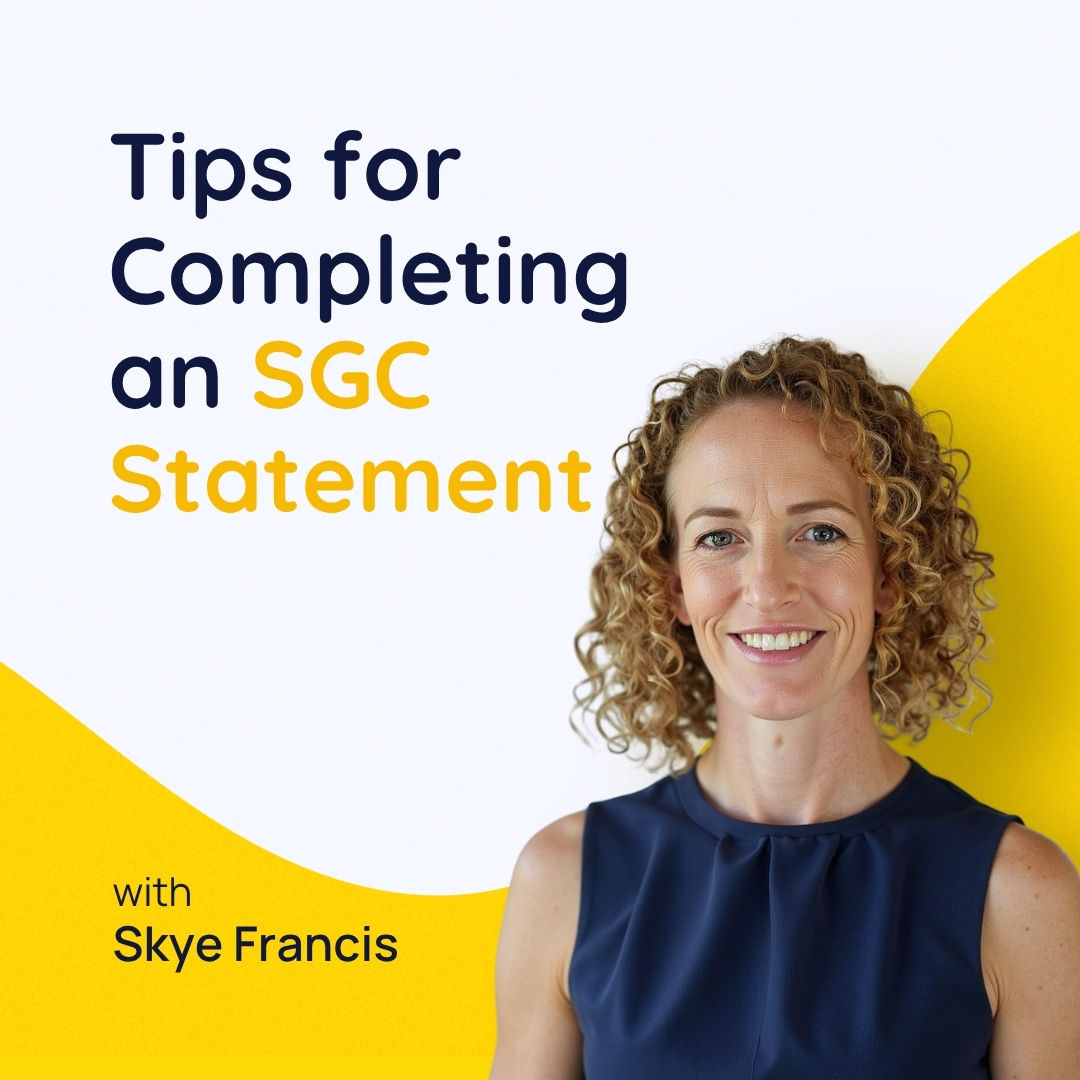 Tips for Completing an SGC Statement