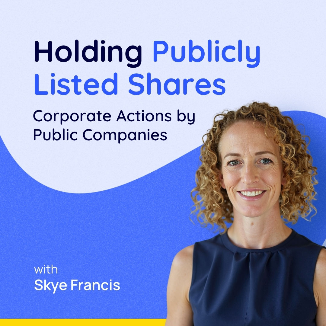 Holding Publicly Listed Shares: Corporate Actions by Public Companies