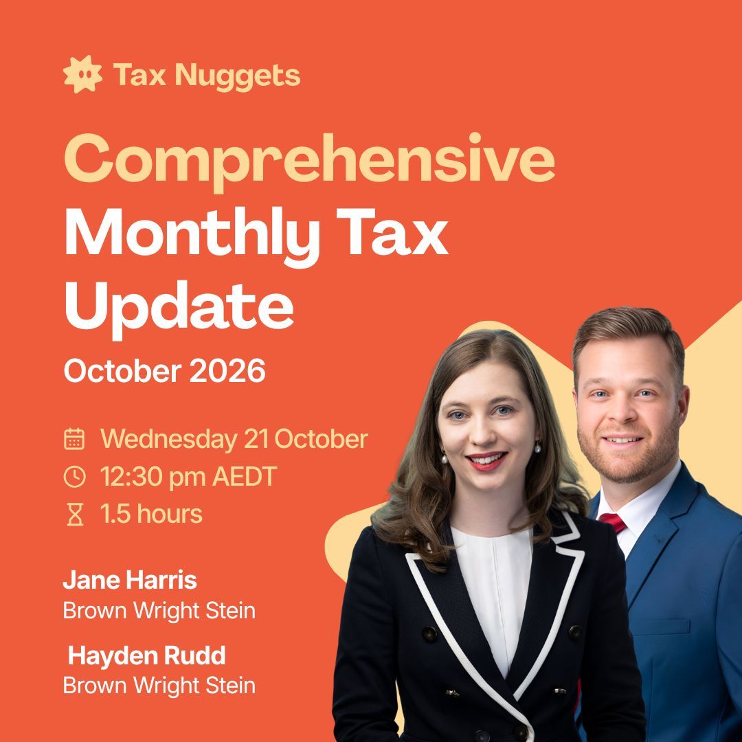 Comprehensive Monthly Tax Update - October 2026