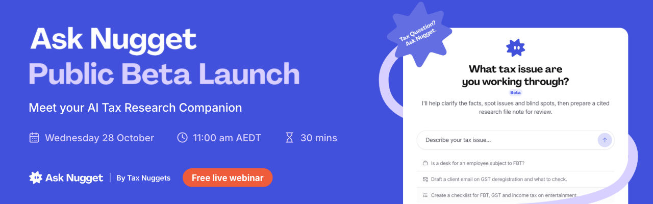 Ask Nugget Public Beta Launch: Meet your AI Tax Research Companion