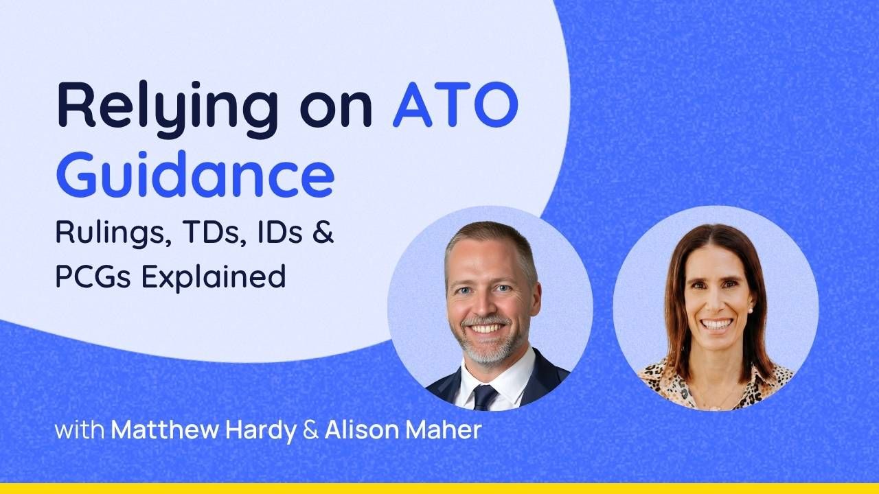 Relying on ATO Guidance: Rulings, TDs, IDs & PCGs Explained