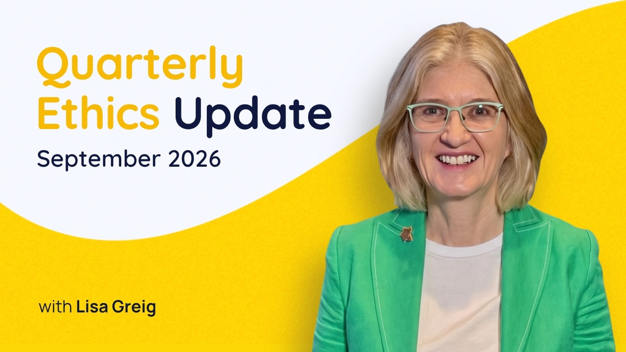 Quarterly Ethics Update - September 2026