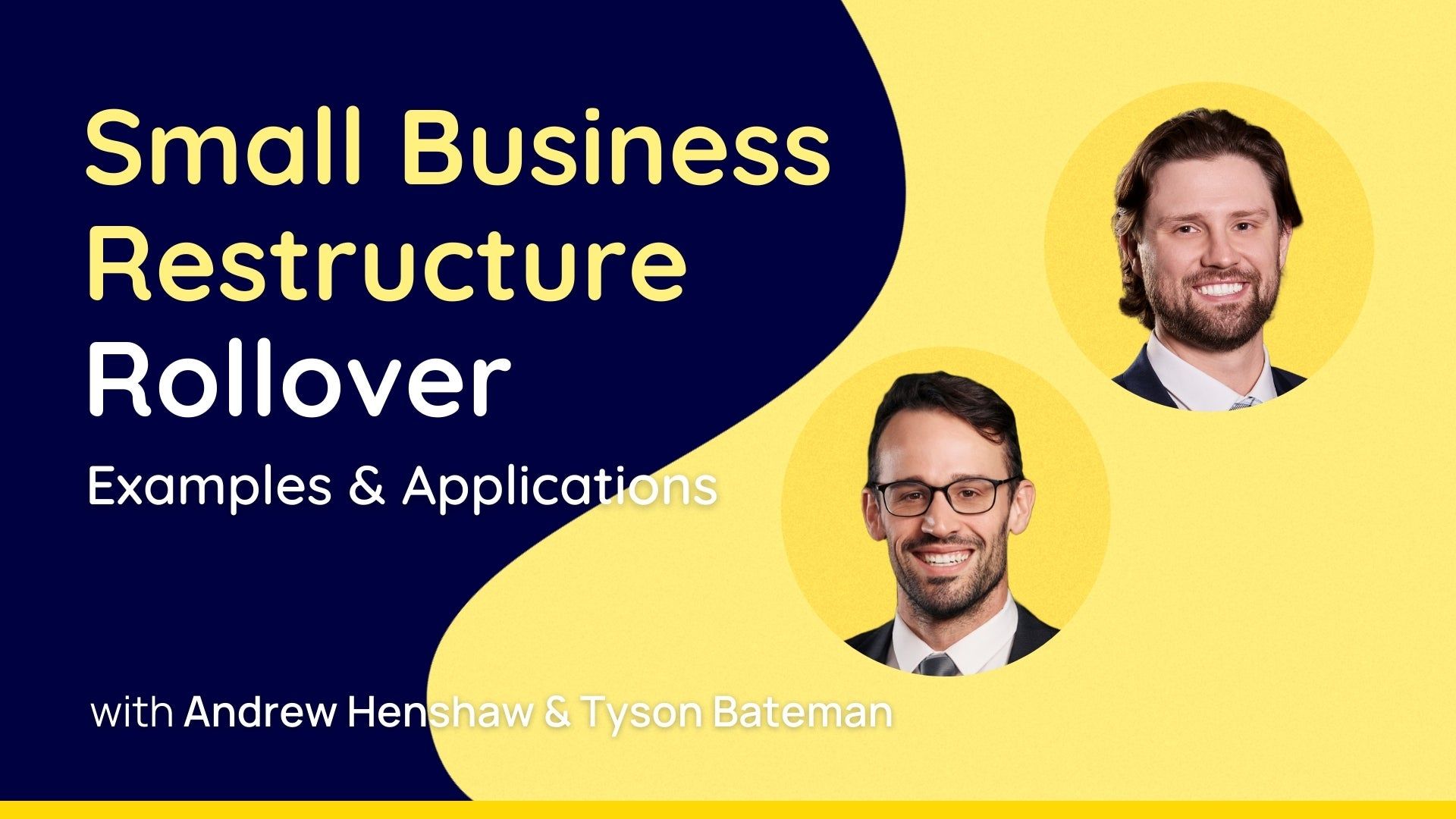 Small Business Restructure Rollover: Examples & Applications