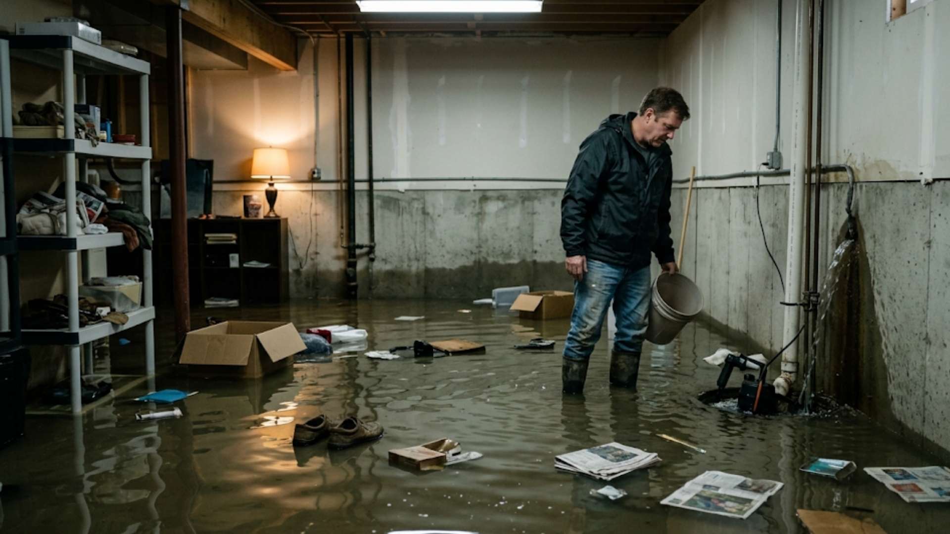 Sump Pump Failure Caused Basement Flooding in Clovis, CA