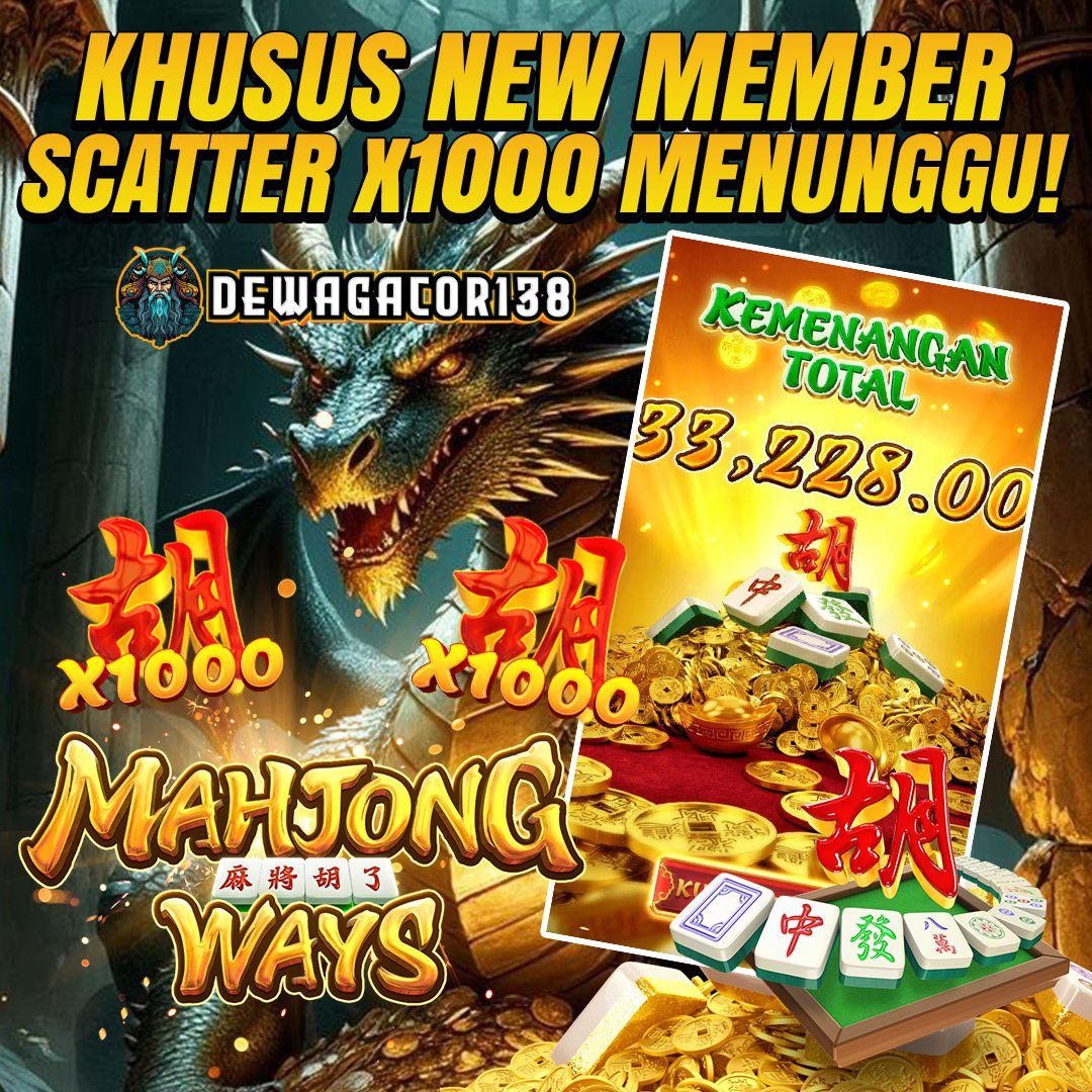 DEWAGACOR138 - Daftar Akun Baru Bonus Member Di Awal Garansi Kekalahan