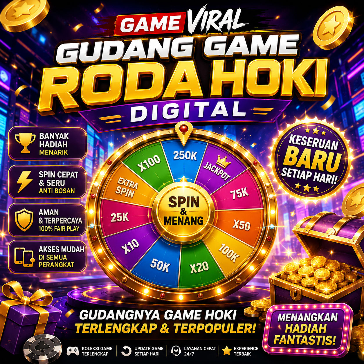 BAGINDA168 | Gudang Game Roda Hoki Digital yang Menghadirkan Keseruan Baru dalam Hiburan Virtual Terpopuler image 1