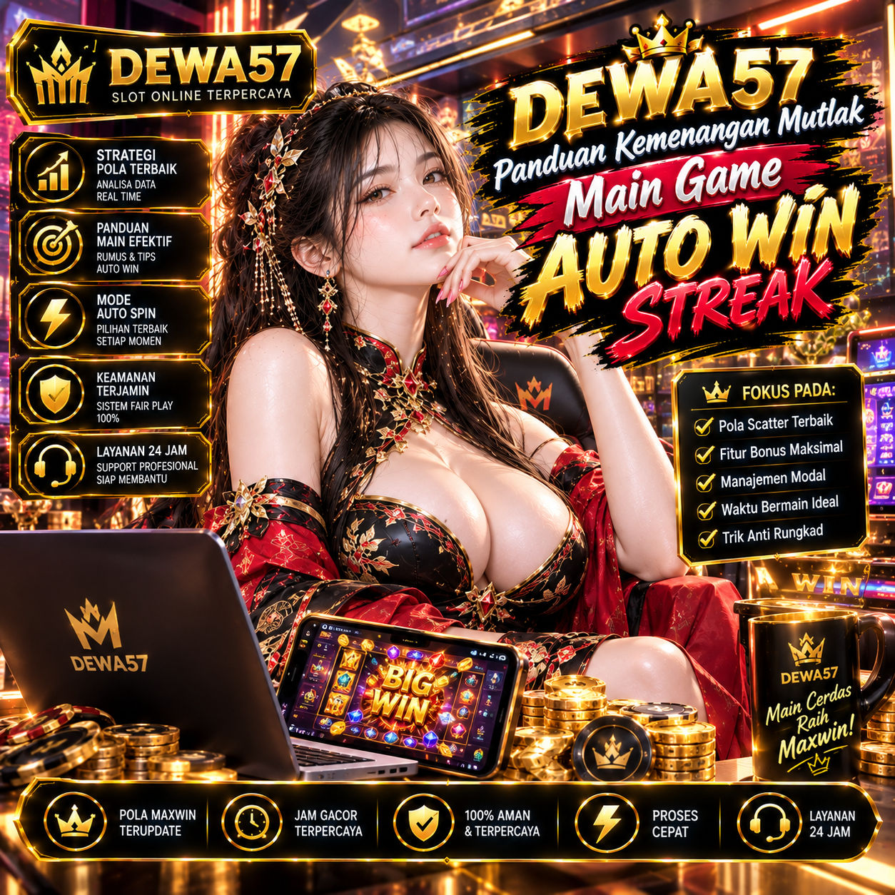DEWA57 | Panduan Kemenangan Mutlak Main Game Auto Win Streak