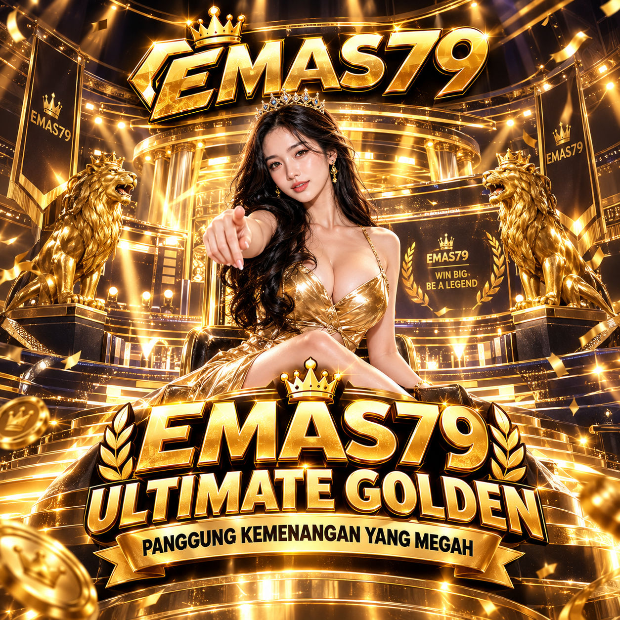 EMAS79 金 Ultimate Golden Panggung Kemenangan yang Megah
