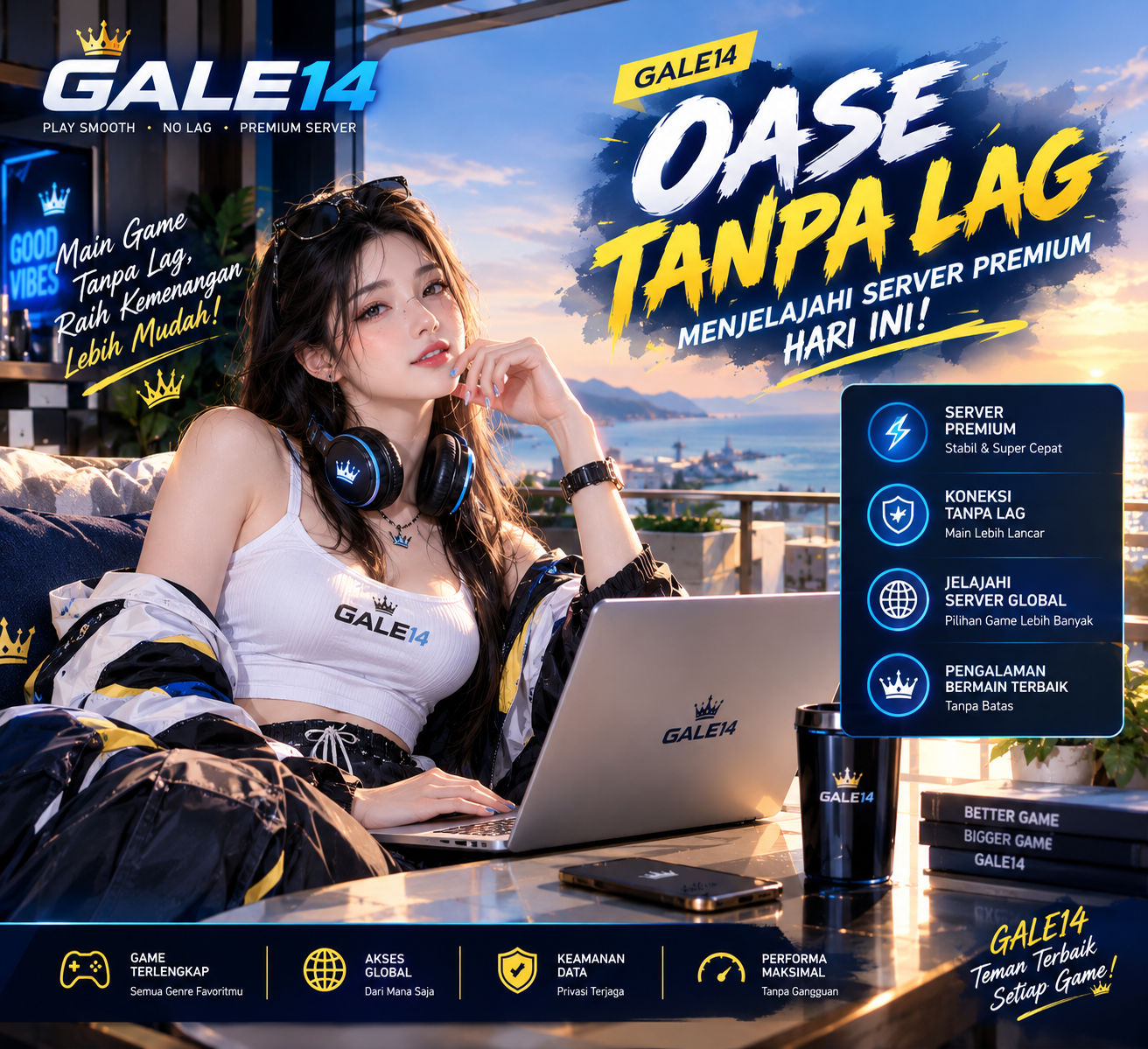GALE14 | Oase Tanpa Lag Menjelajahi Server Premium Hari Ini