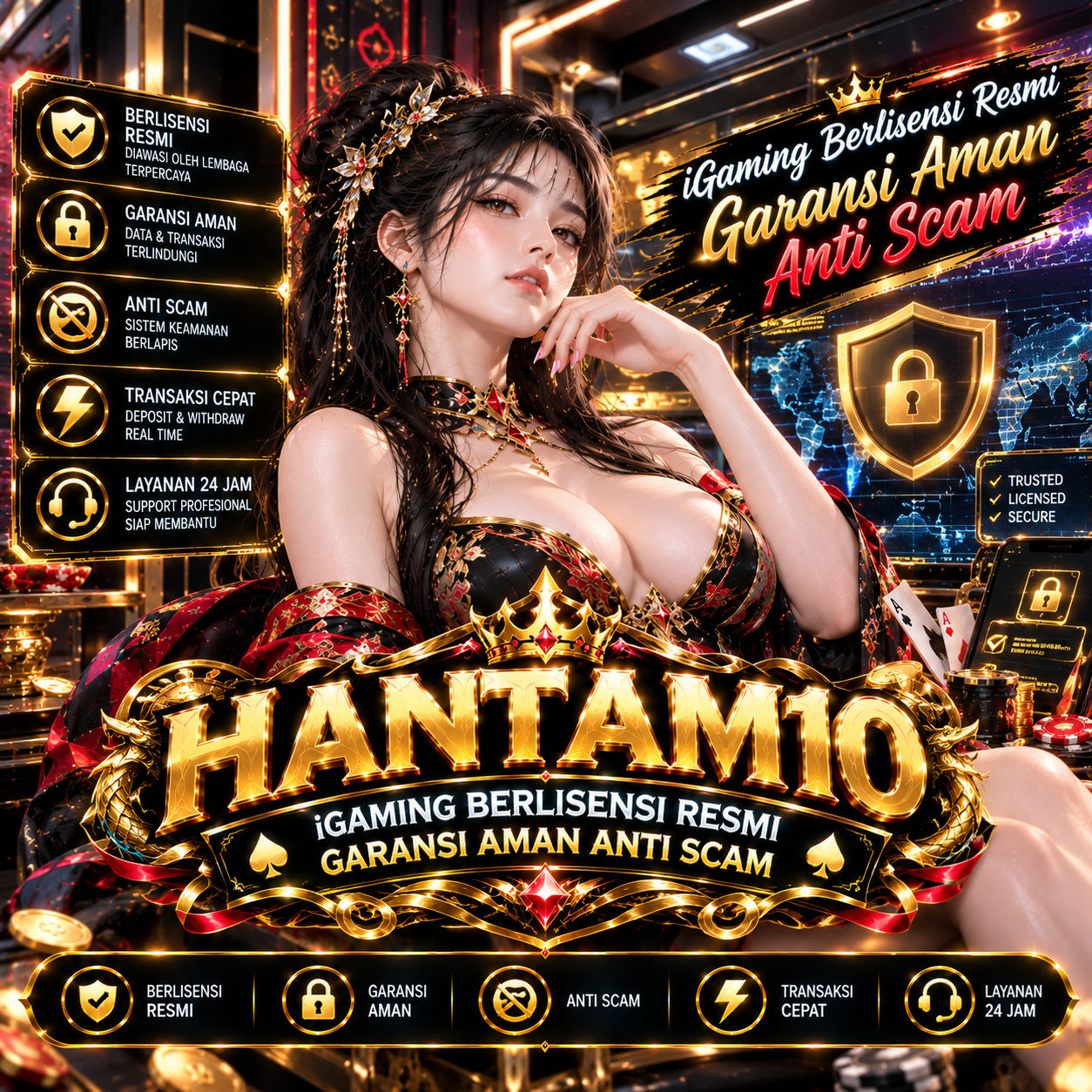 HANTAM10 괜 iGaming Berlisensi Resmi Garansi Aman Anti Scam