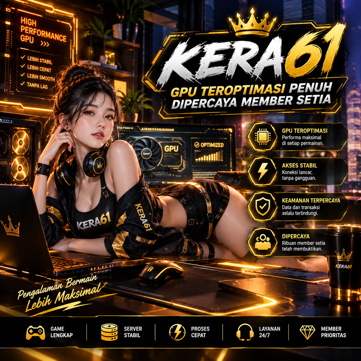 KERA61 超 GPU Teroptimasi Penuh Dipercaya Member Setia