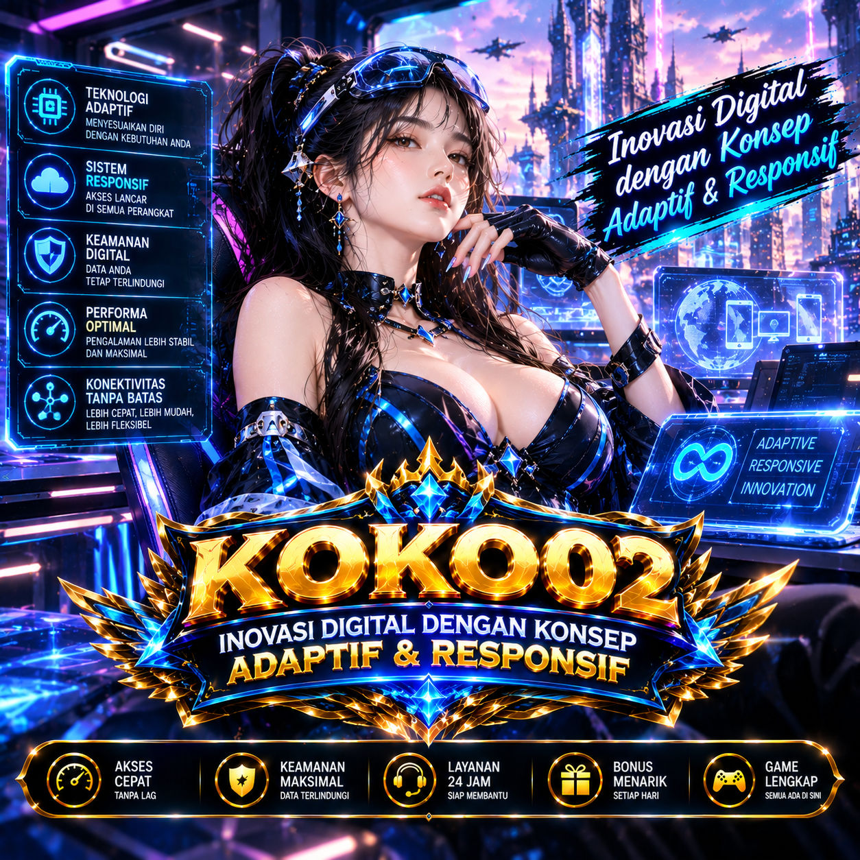 KOKO02 괜 Inovasi Digital dengan Konsep Adaptif & Responsif