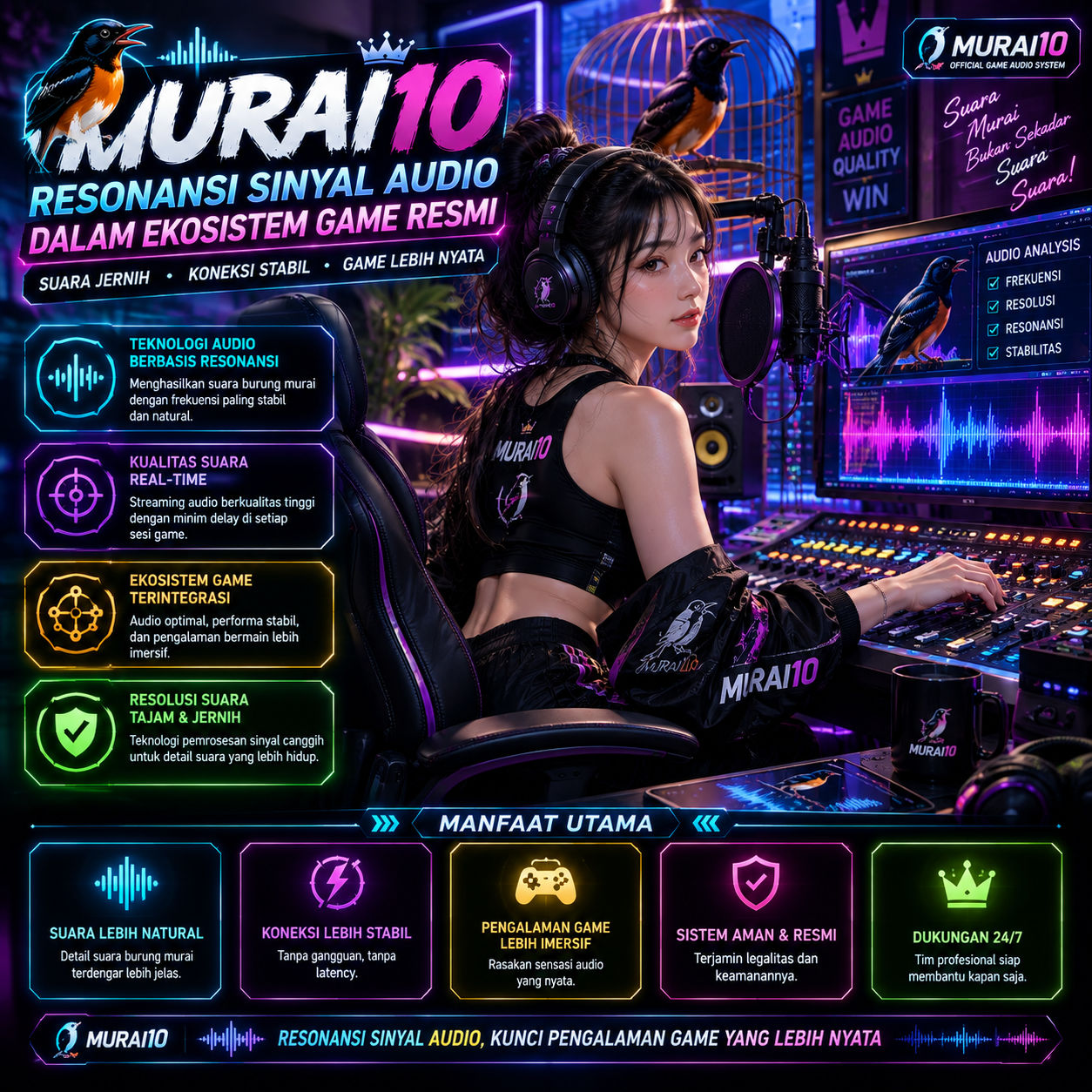MURAI10 | Resonansi Sinyal Audio dalam Ekosistem Game Resmi