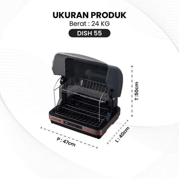 MITO DISH55 BLACK - Hiro Electronics