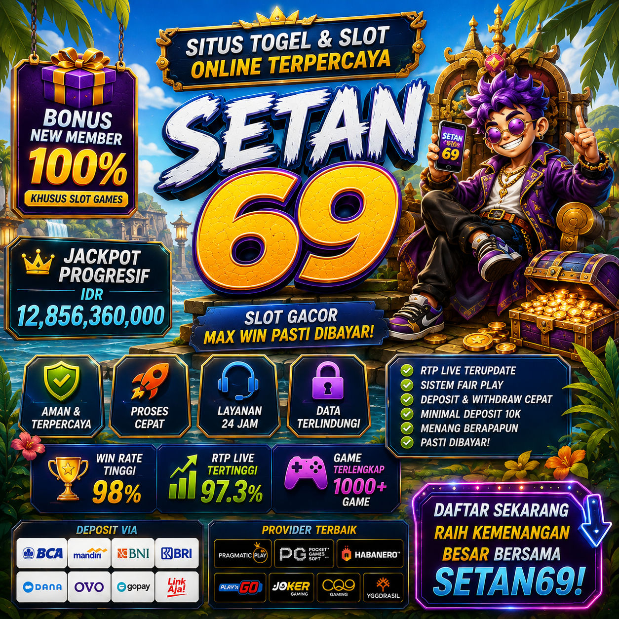 SETAN69—Menjelajah Hutan Belantara Mencari Harta Karun!