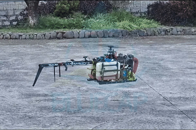 BlueCapHeli® helicopter operating with survey equipment