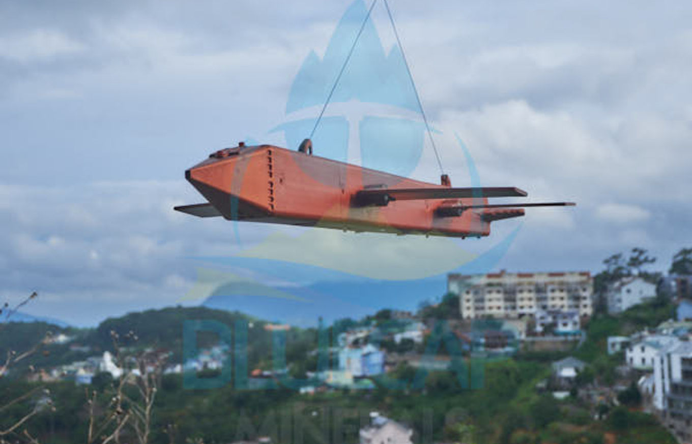 BlueCapBird® Fast drone-towed quantum magnetometer payload