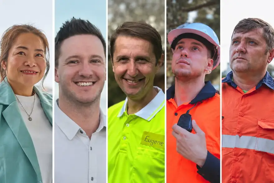 BlueCap Australia magnetic survey operations team