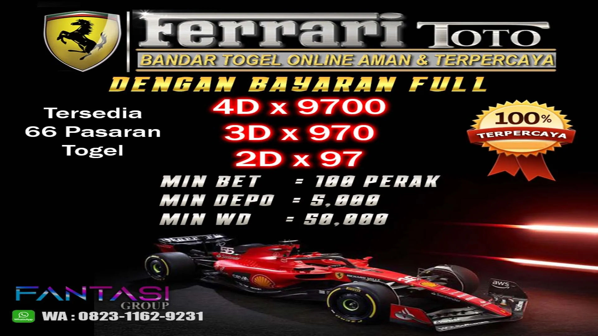 FERRARI TOTO >> Link Bo Fantasi Group Togel