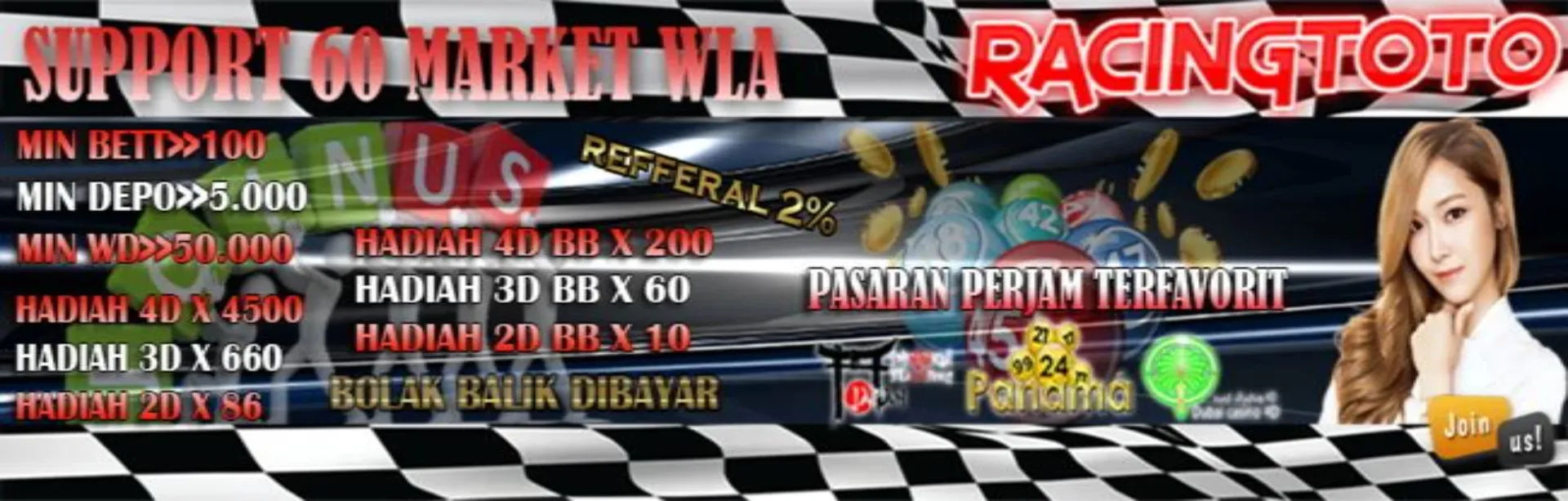 RACINGTOTO >> Bandar Togel Online Terbesar & Terpercaya