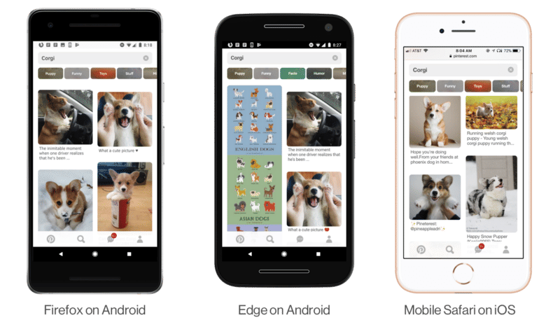 Pinterest PWA