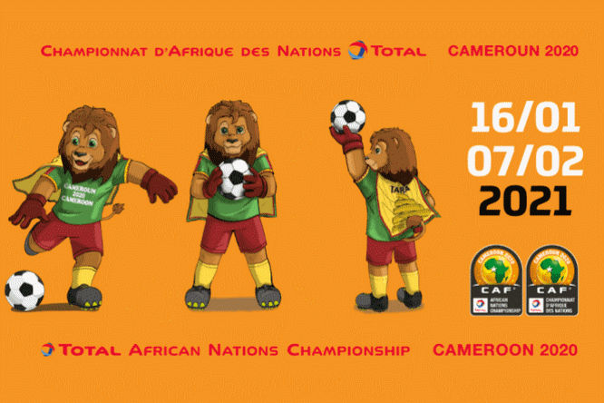Tara, la mascotte du CHAN Total 2020 est déjà prête pour la compétition. Source: afrik-foot.com /CC