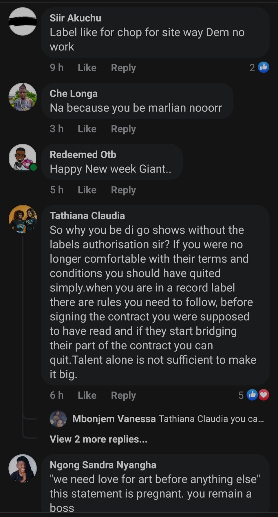 Comment Section
