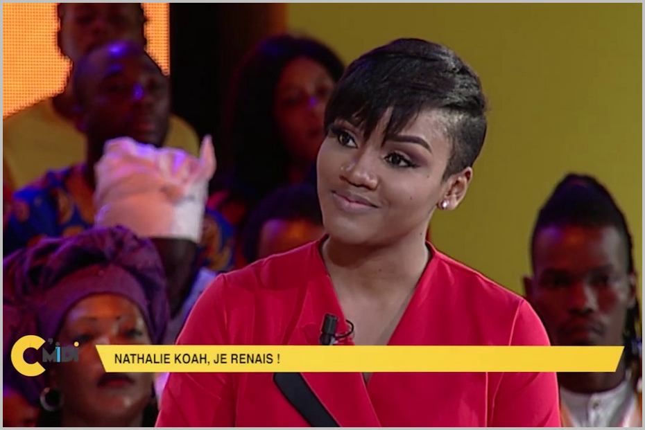 Nathalie Koah sur le plateau de l