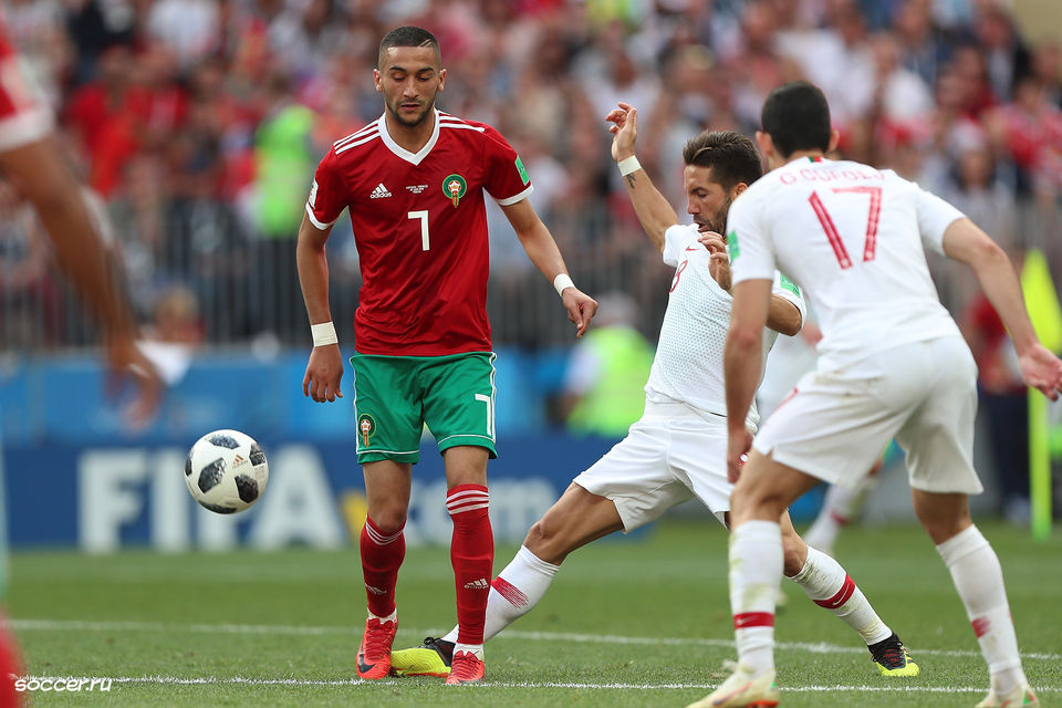 Hakim Ziyech par Anton Zaitsev (Soccer.ru) / Wikimedia Commons / CC BY-SA 4.0