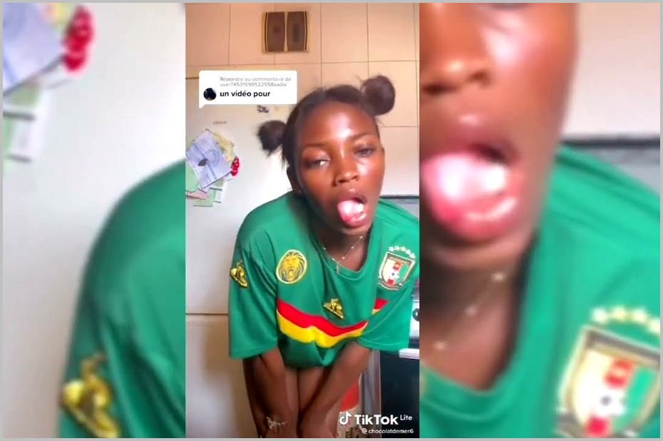 Christelle Atangana est désormais connue sous le nom de Cynthia Fianga. Source: YouTube /Image reprise sous autorisation