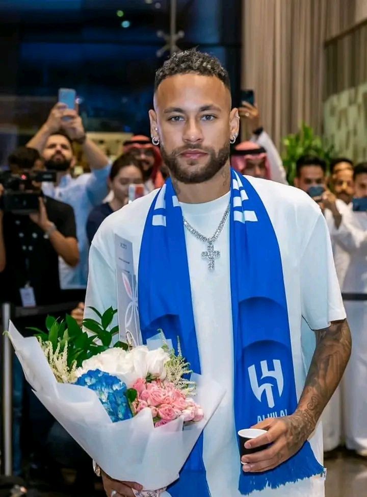 Arrivée de Neymar en Arabie Saoudite.