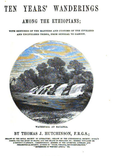 Couverture de la version original du livre de Thomas J. Hutchinson