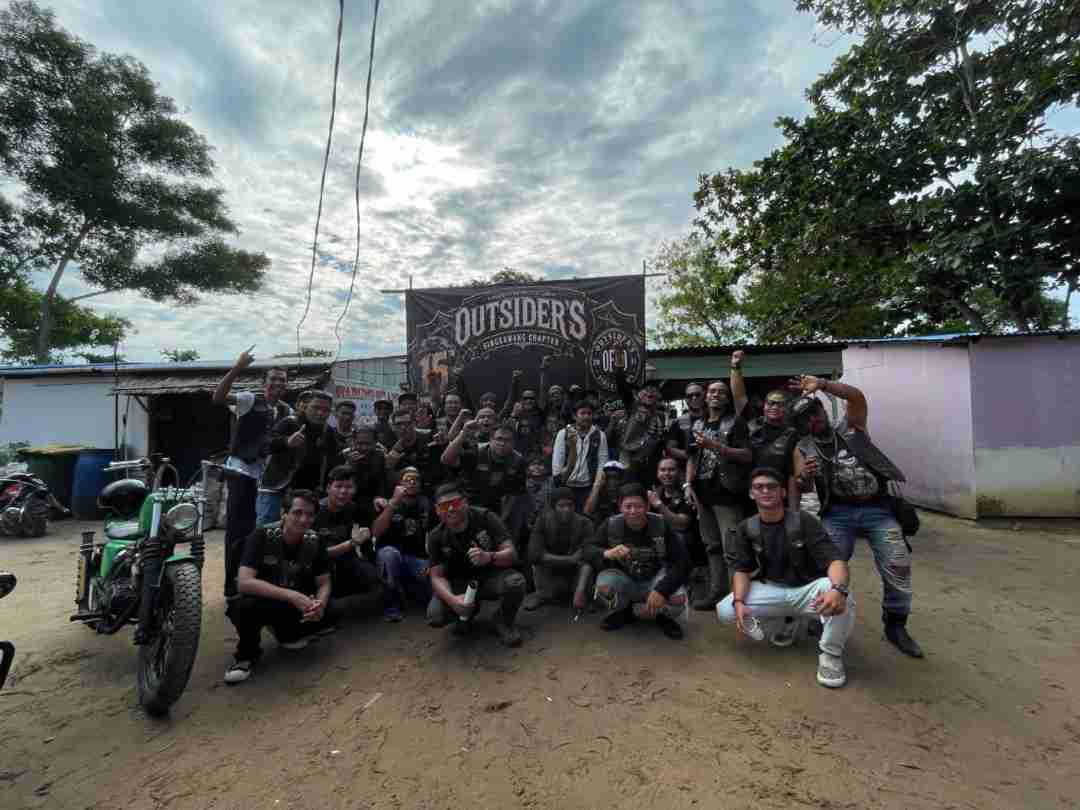 Suasana anniversary ke-15 MMC Outsiders Indonesia Singkawang Chapter
