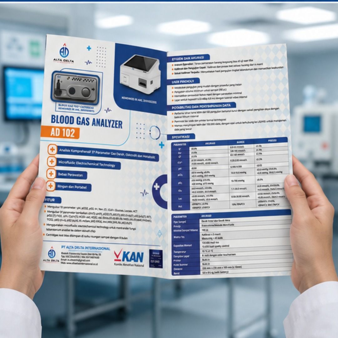 Alta Delta Blood Gas Analyzer — Mockup