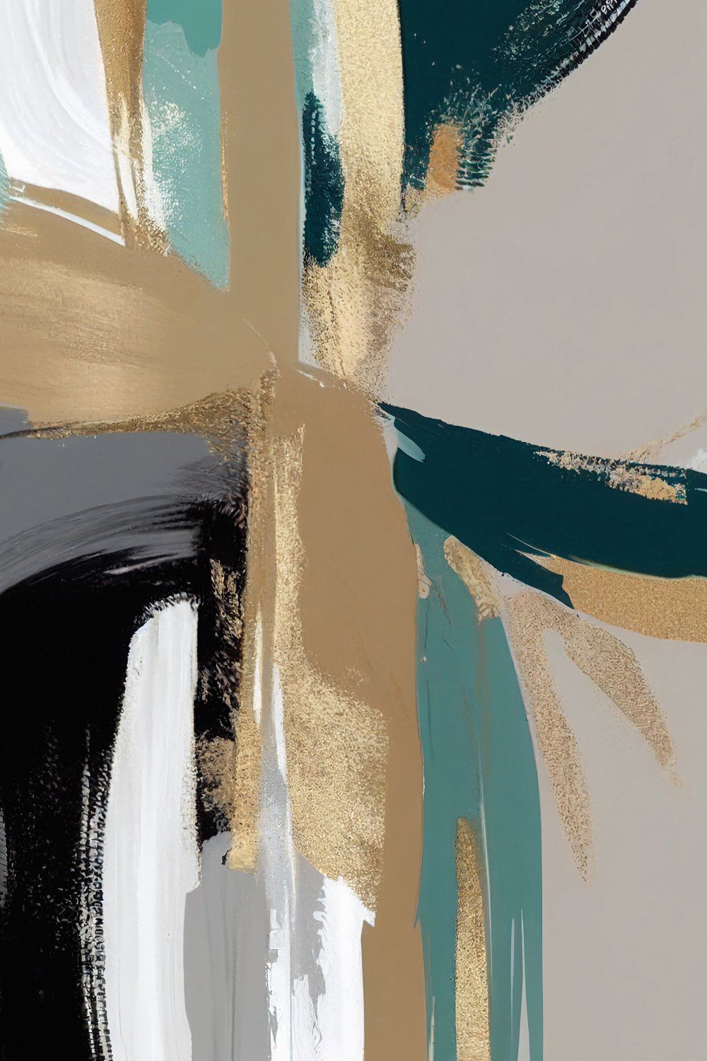 Konten Abstract Line Painting