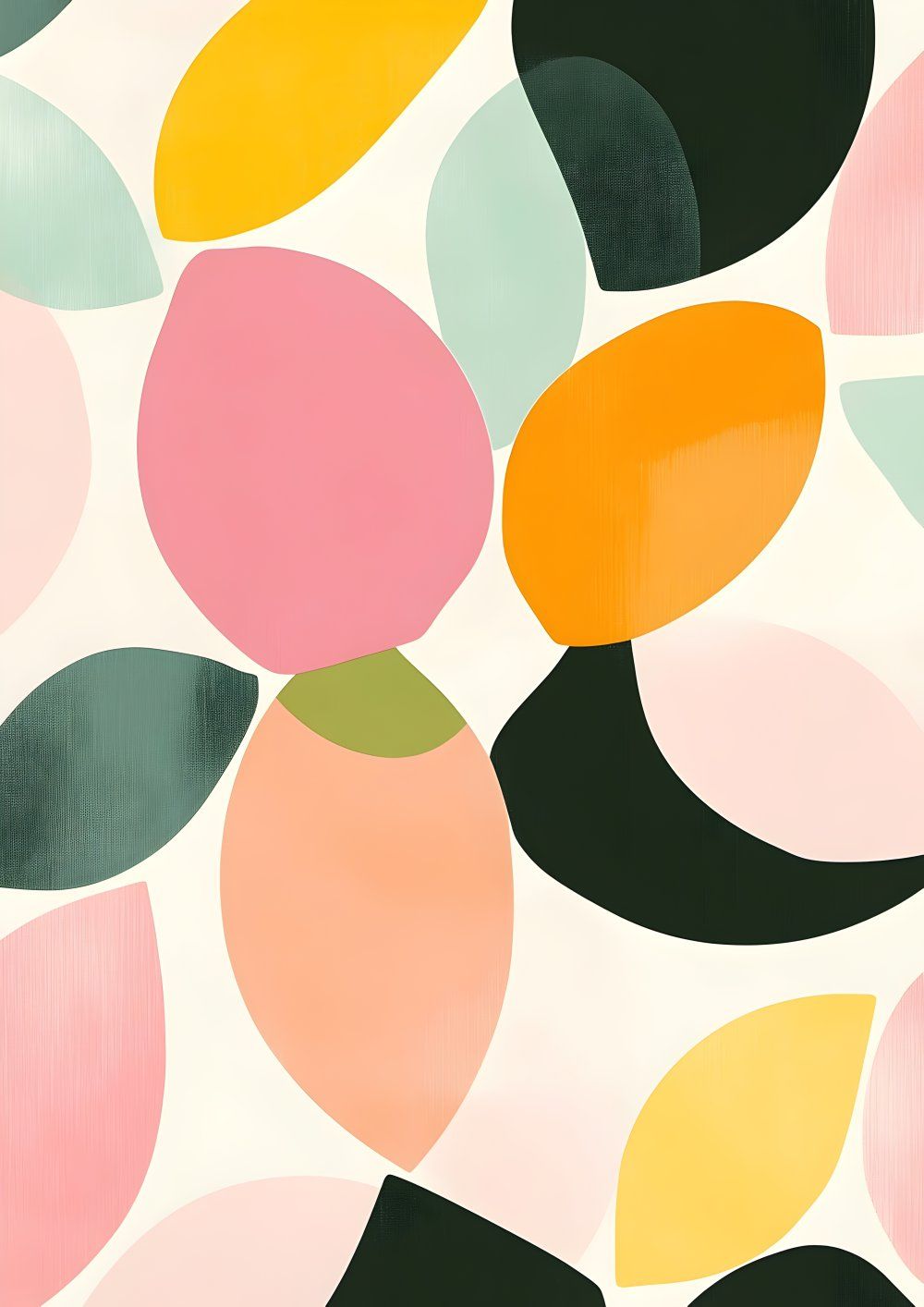 Konten Abstrak Polkadot Warna Cerah