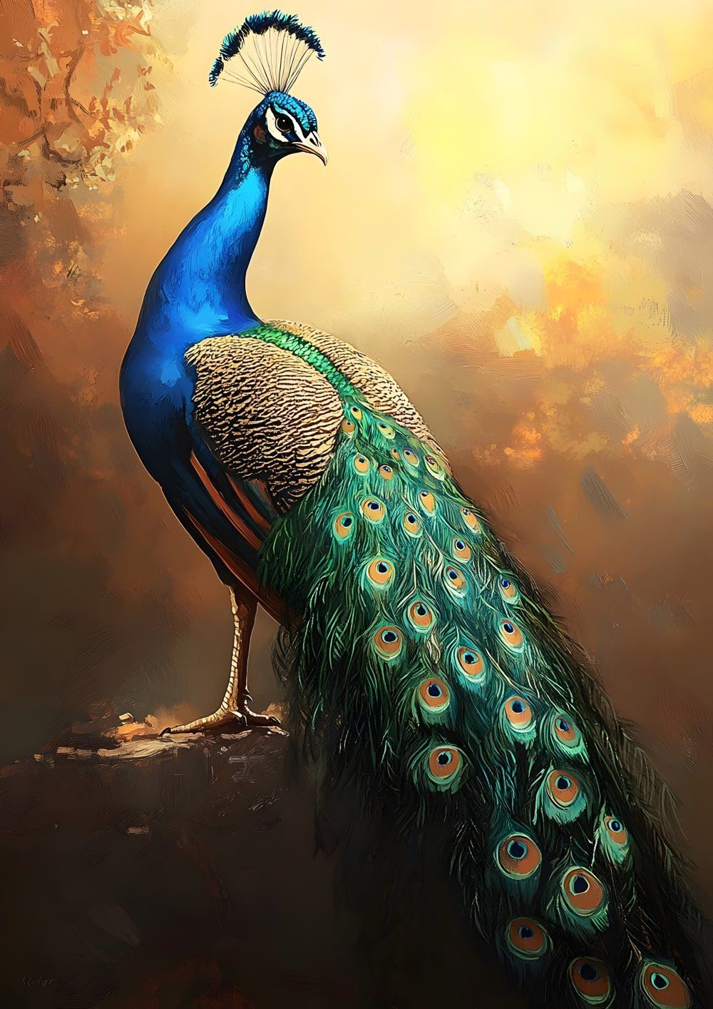 Konten Burung Pecah dengan Plumage Warna