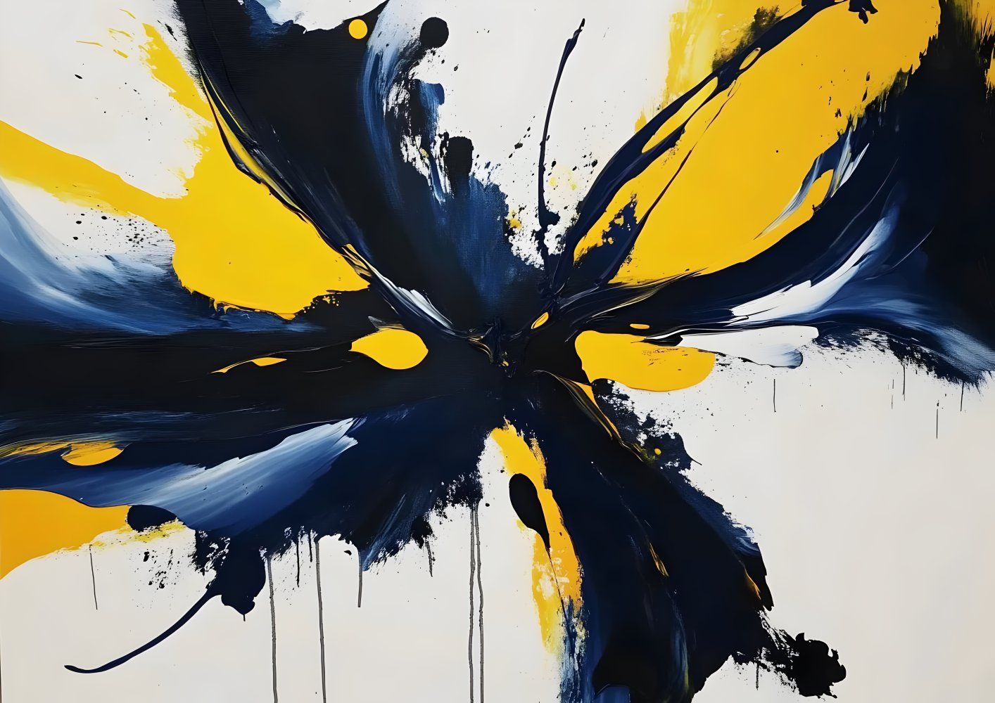 Konten Butterfly In Splatters